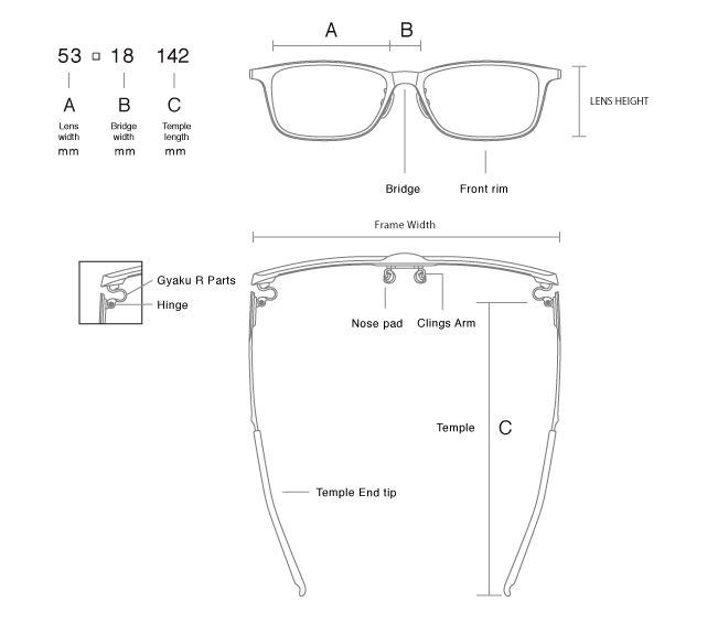 PARTS & SIZE INFORMATION | 999.9 Four Nines